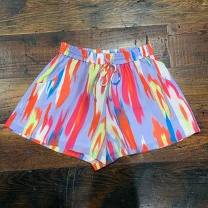 Crosby by Mollie Burch- silk colorful shorts